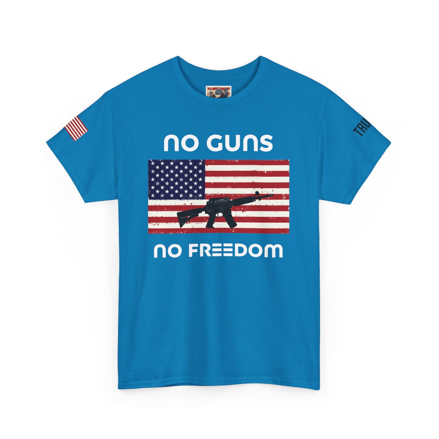 No guns no freedom trump print, Unisex Heavy Cotton Tee