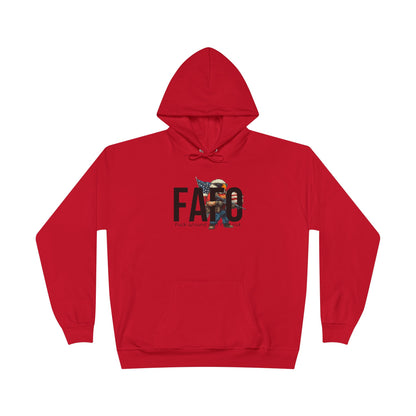 FAFO Trump print, Unisex EcoSmart® Pullover Hoodie Sweatshirt