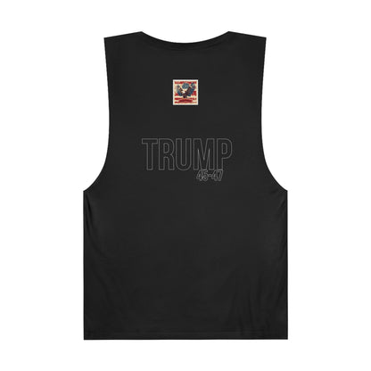 Cartoon patriotic don’t blame me print ,Unisex Barnard Tank