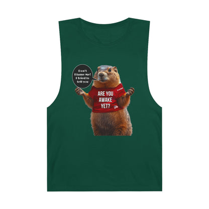 Cartoon patriotic don’t blame me print ,Unisex Barnard Tank