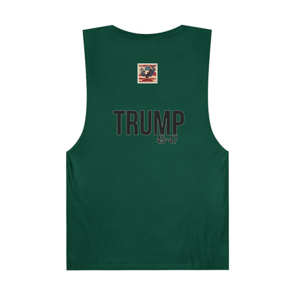 Cartoon patriotic don’t blame me print ,Unisex Barnard Tank