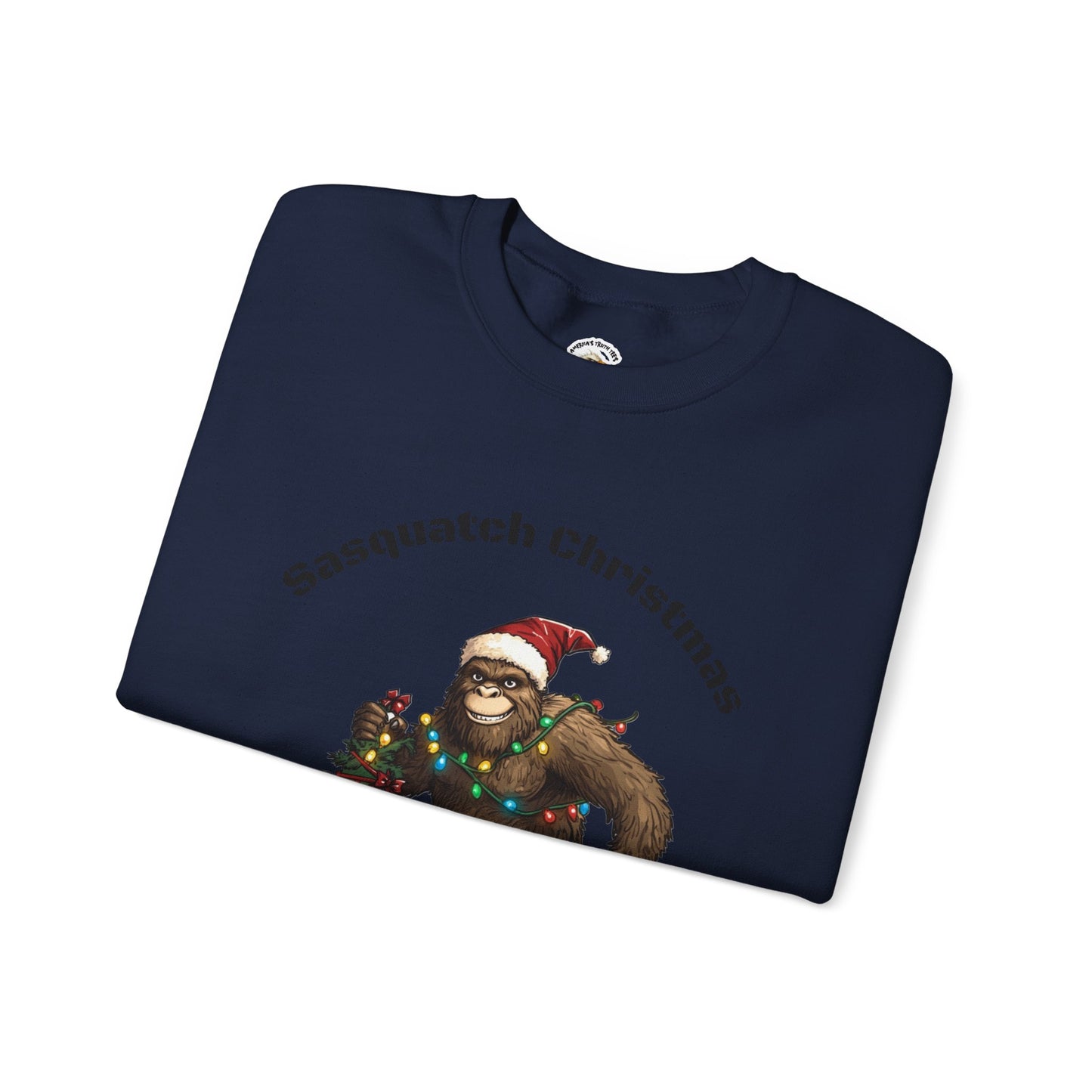 Sasquatch Christmas Crewneck Sweatshirt