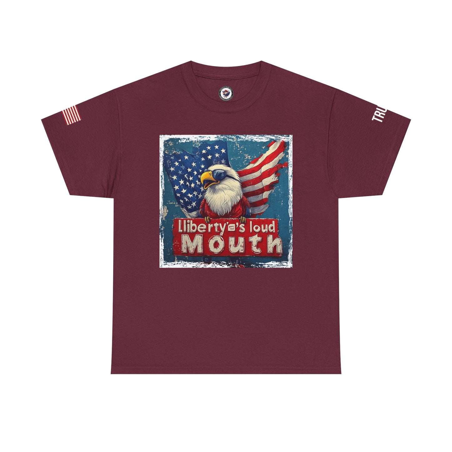Libeerty’s loud mouth trump print, Unisex Heavy Cotton Tee