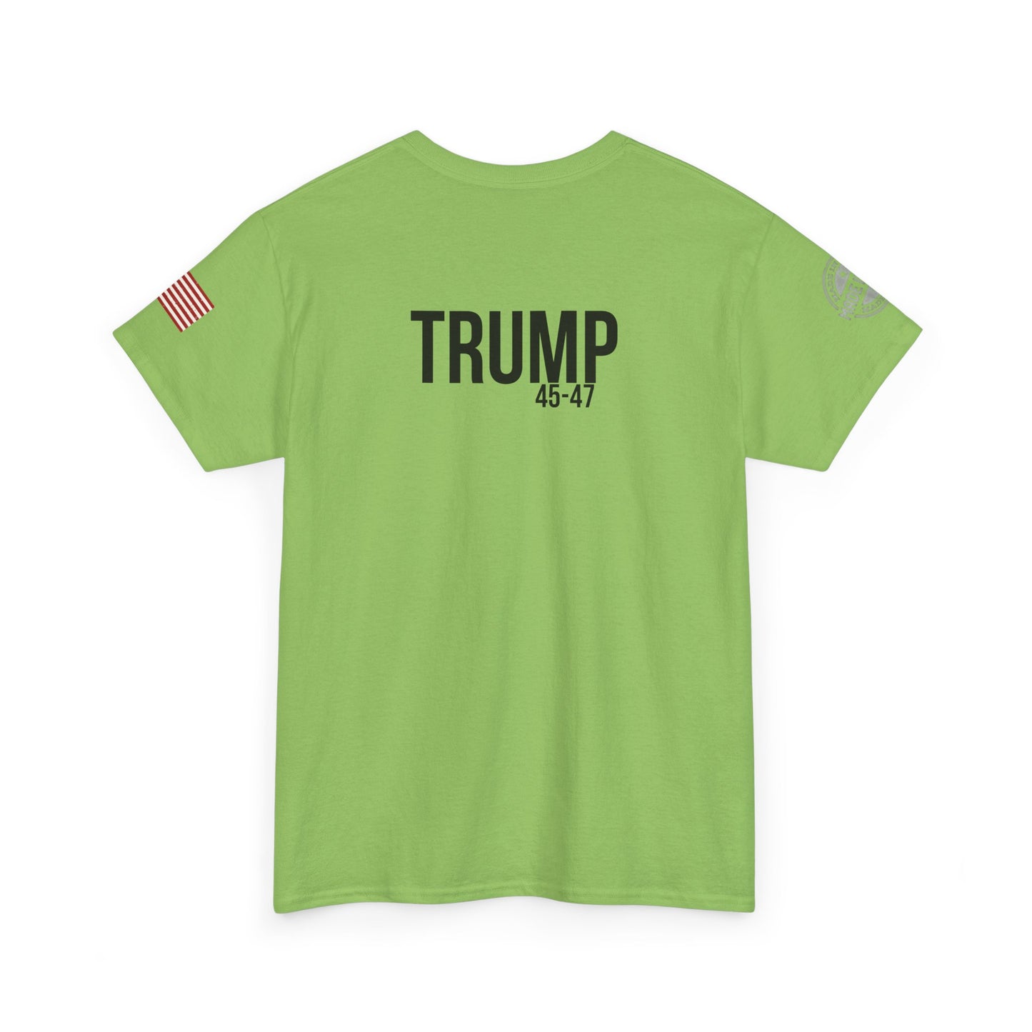 Comical Political Tee - 'I'm Back!' Trump 45-47 Unisex Heavy Cotton Tee