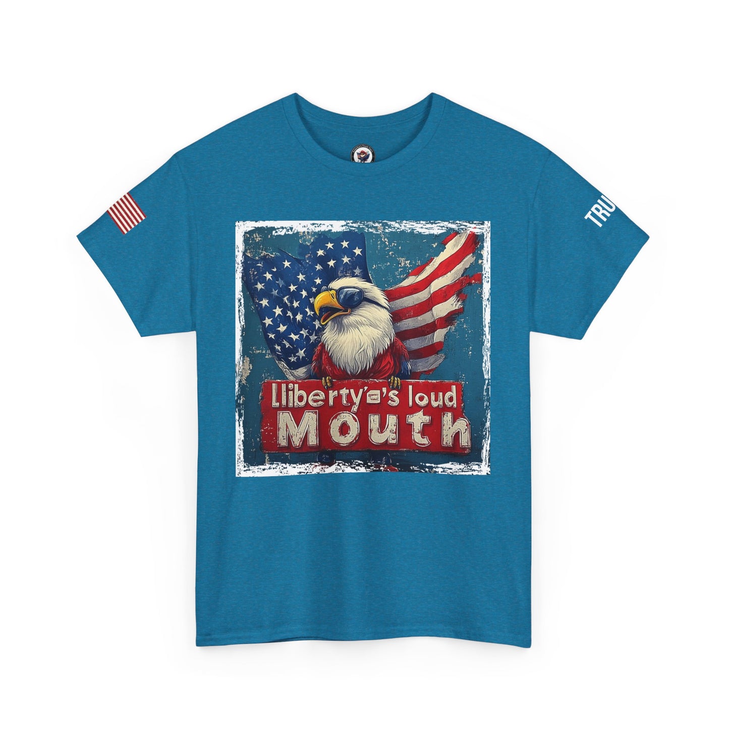 Libeerty’s loud mouth trump print, Unisex Heavy Cotton Tee