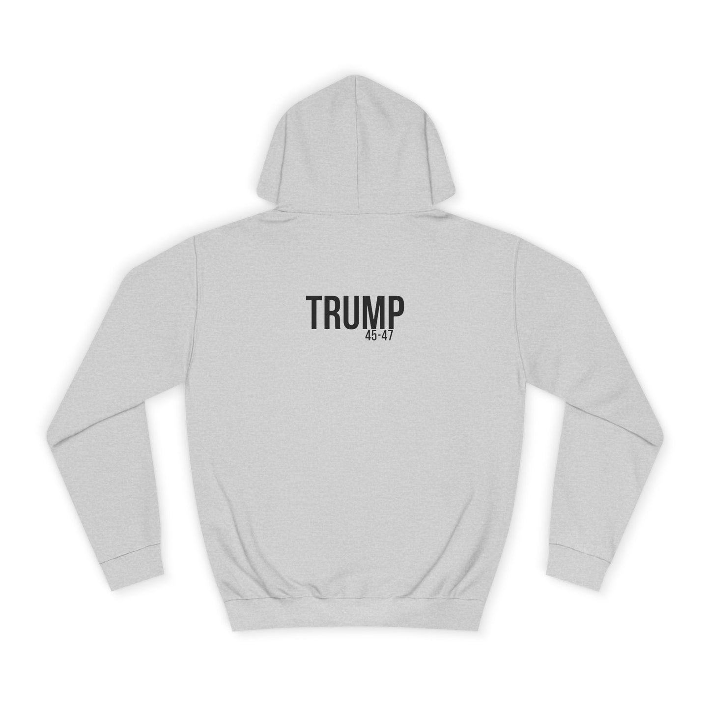 DOGE trump print cartoon, Unisex College Hoodie