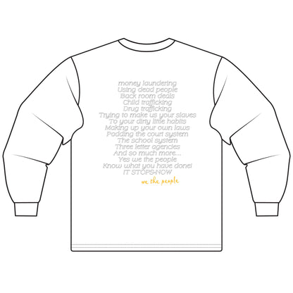 Patriotic, we know what you did Trump print ,Unisex Long Sleeve T-Shirt