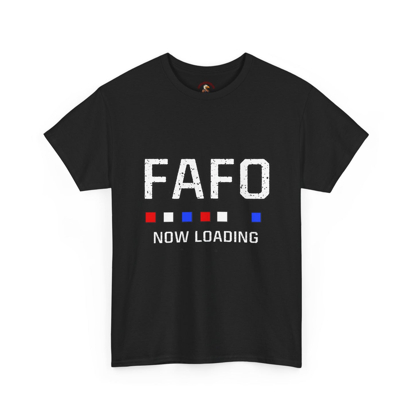 FAFO Now Loading Unisex Cotton Tee, Casual Tee, Graphic T-Shirt, Funny Shirt for Friends, Gift for Humor Lovers