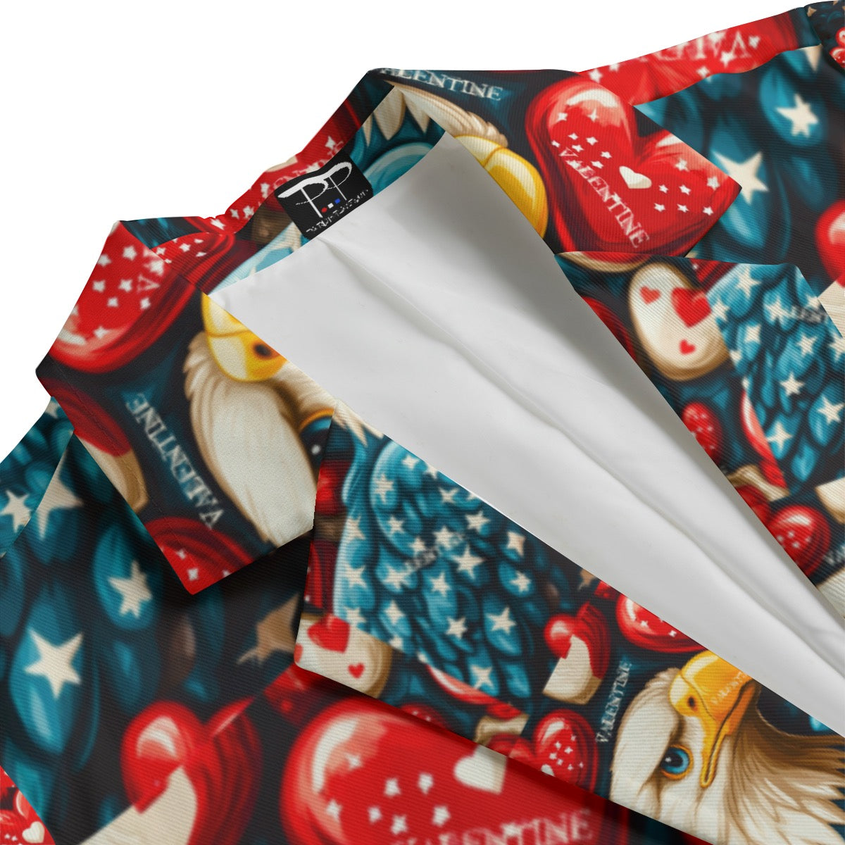 V day 2, Print Women's Leisure Blazer | 245GSM Cotton