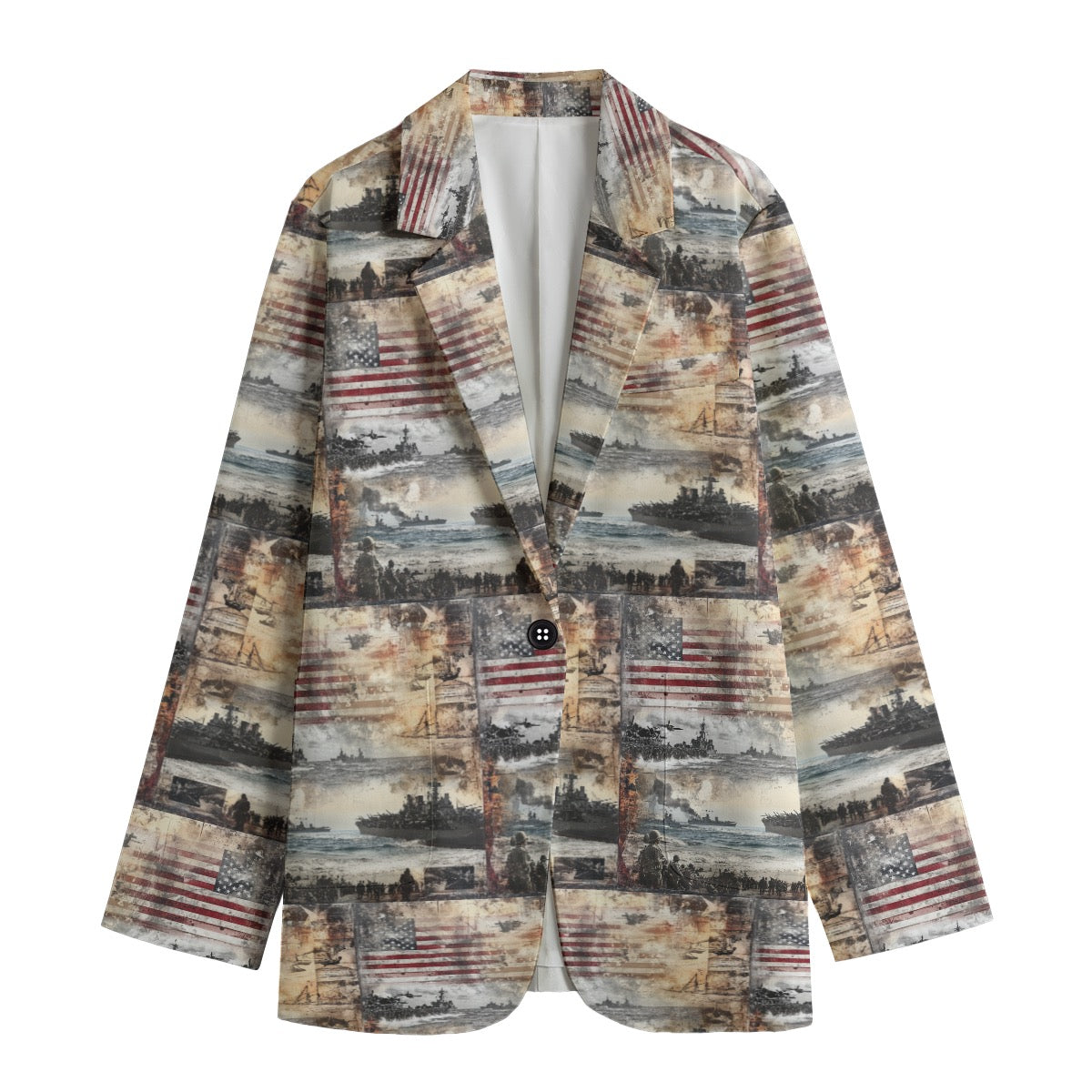 American theme  Women's Leisure Blazer | 245GSM Cotton