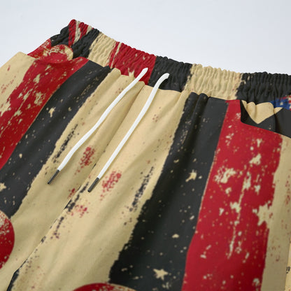 V-day 2,  Print Unisex Straight Casual Pants | 245GSM Cotton