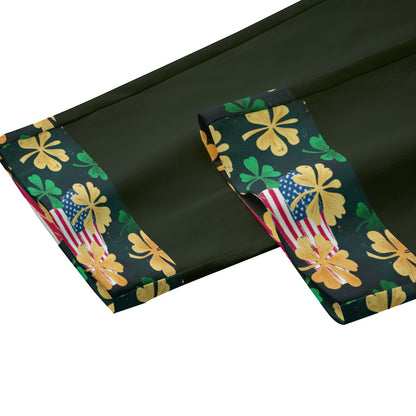 St. Patrick’s day 1, Print Unisex Straight Casual Pants | 245GSM Cotton