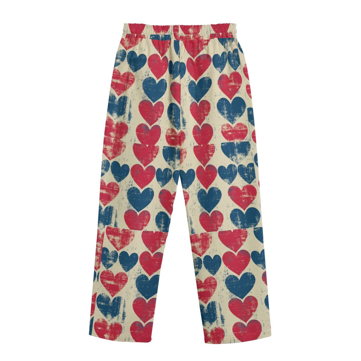 V-day 1, Print Unisex Straight Casual Pants | 245GSM Cotton