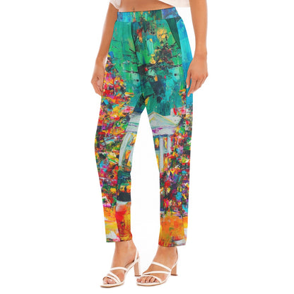 Christmas 1 Print Women's Loose Straight-leg Pants