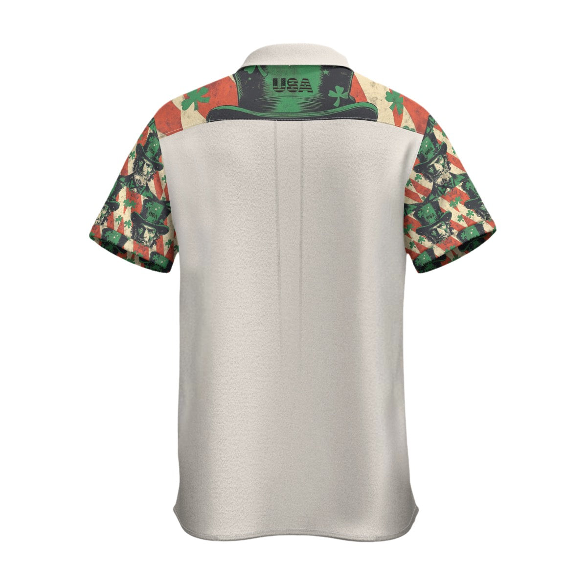 St. Patrick’s day 2, PrintMen's Business Collared Shirt|115GSM Cotton poplin