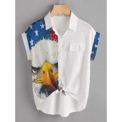 Usa eagle , Print Women's T-shirt (Plus Size)