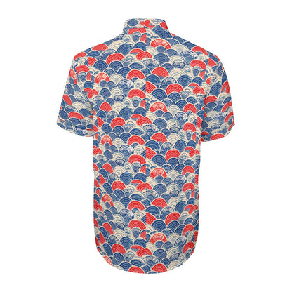 Usa  Print Unisex Collared Shirt|115GSM Cotton poplin