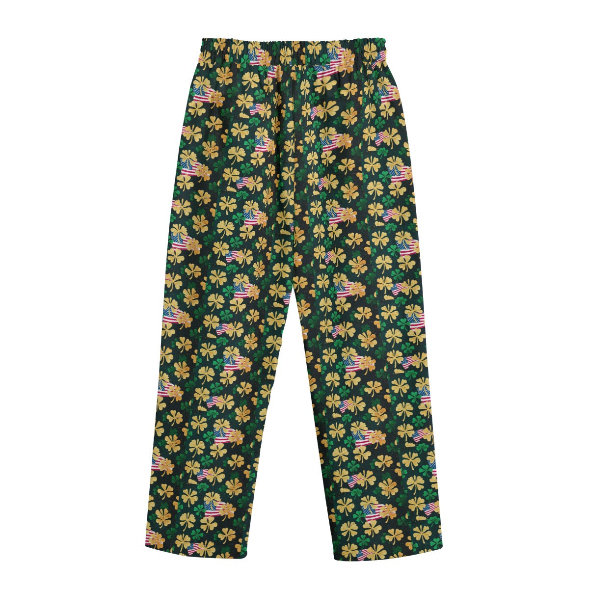 St Patrick’s day 1, Print Unisex Straight Casual Pants | 245GSM Cotton
