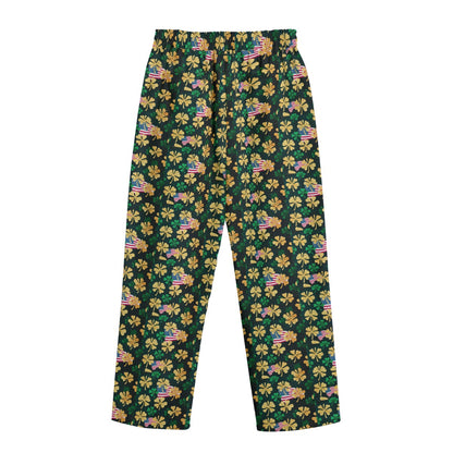 St Patrick’s day 1, Print Unisex Straight Casual Pants | 245GSM Cotton