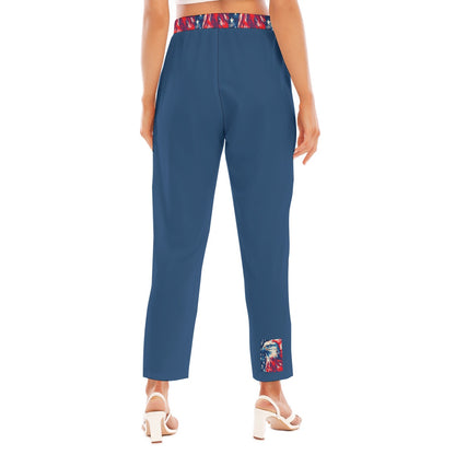 Eagle/usa  Print Women's Loose Straight-leg Pants