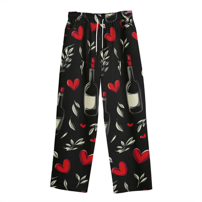 V-Day 3, Print Unisex Straight Casual Pants | 245GSM Cotton
