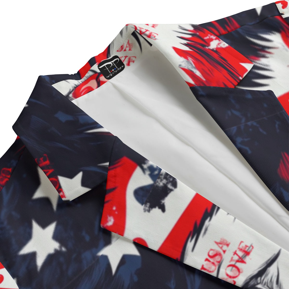 USA love Print Women's Leisure Blazer | 245GSM Cotton