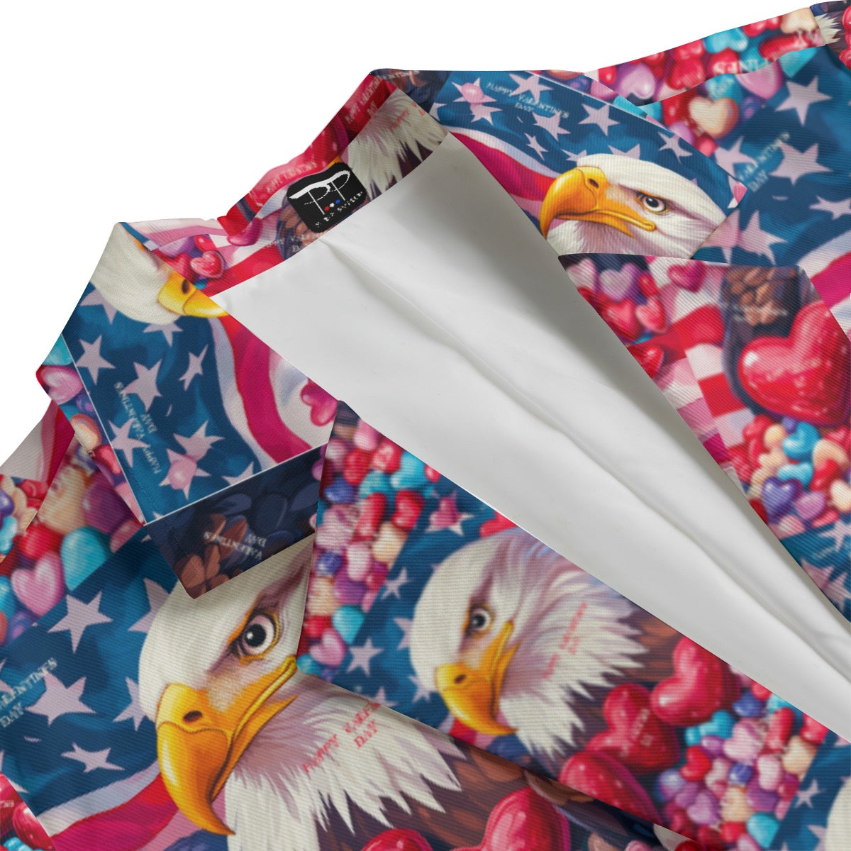 V day 1,  Print Women's Leisure Blazer | 245GSM Cotton