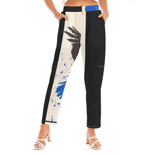 Freedom, Print Women's Loose Straight-leg Pants