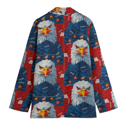 Trump Print Women's Leisure Blazer | 245GSM Cotton