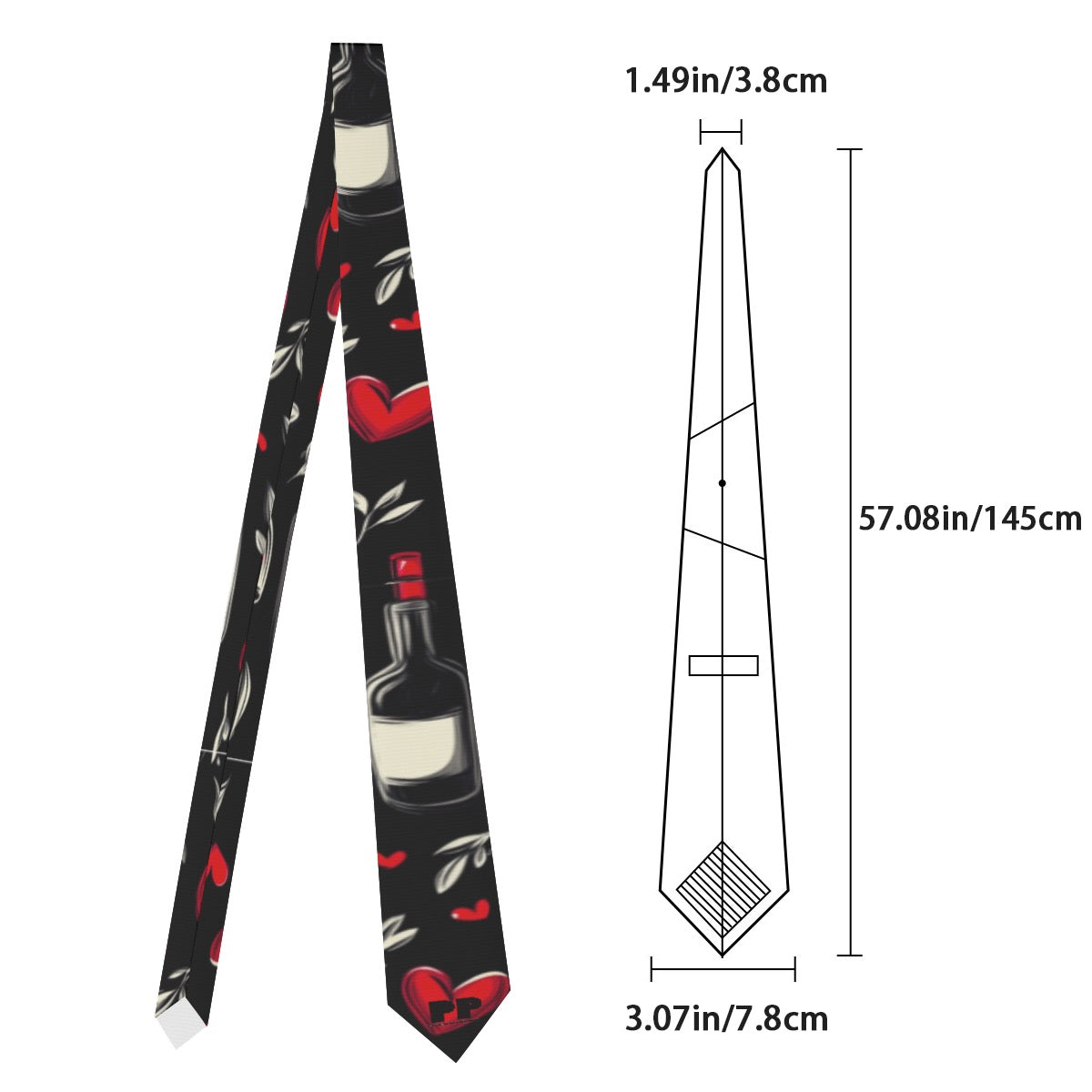 V-Day 3, Unisex Tie