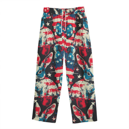 Easter 2,  Print Unisex Straight Casual Pants | 245GSM Cotton