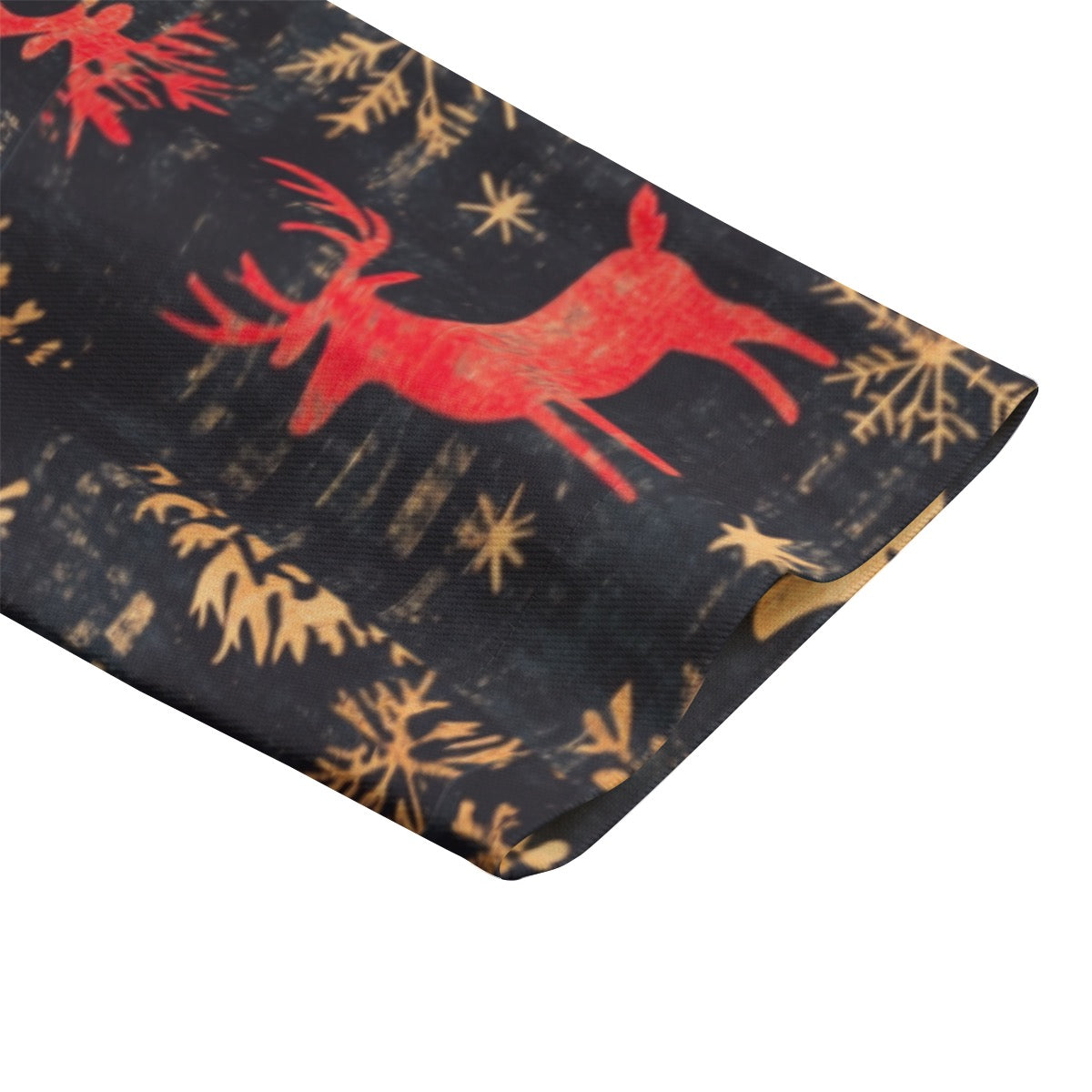 Christmas 1, Print Men's Casual Flat Lapel Collar Blazer