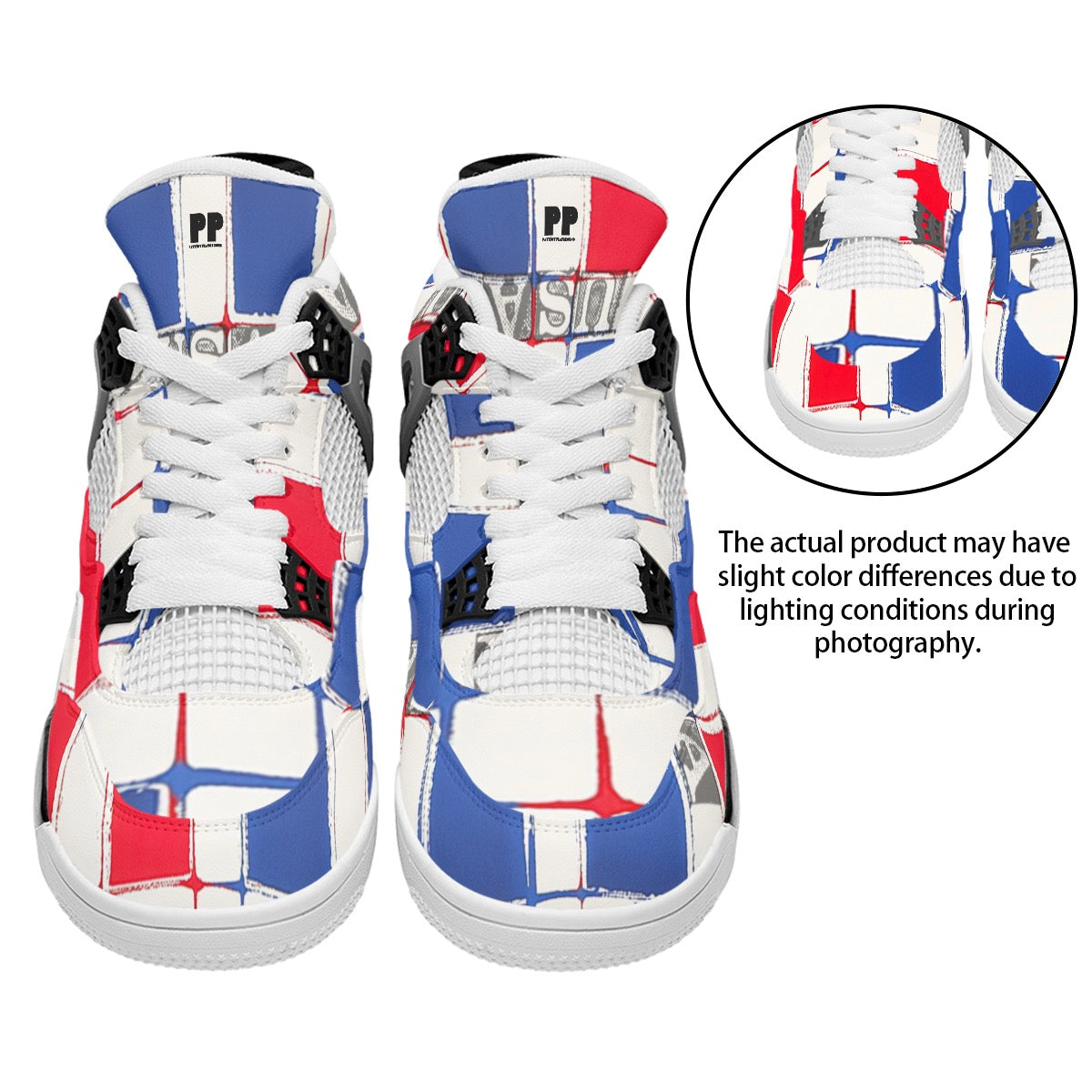 Usa Print Men's Air Cushion Basketball Shoes