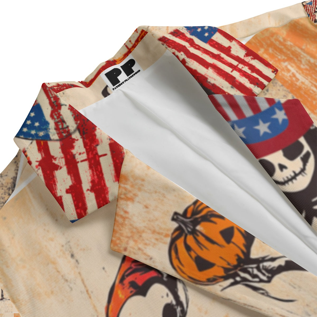 USA Halloween  1, Print Women's Leisure Blazer | 245GSM Cotton