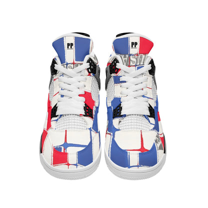 Usa Print Men's Air Cushion Basketball Shoes