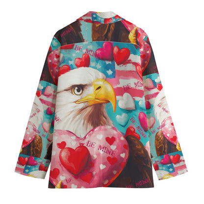V day 2,  Print Women's Leisure Blazer | 245GSM Cotton