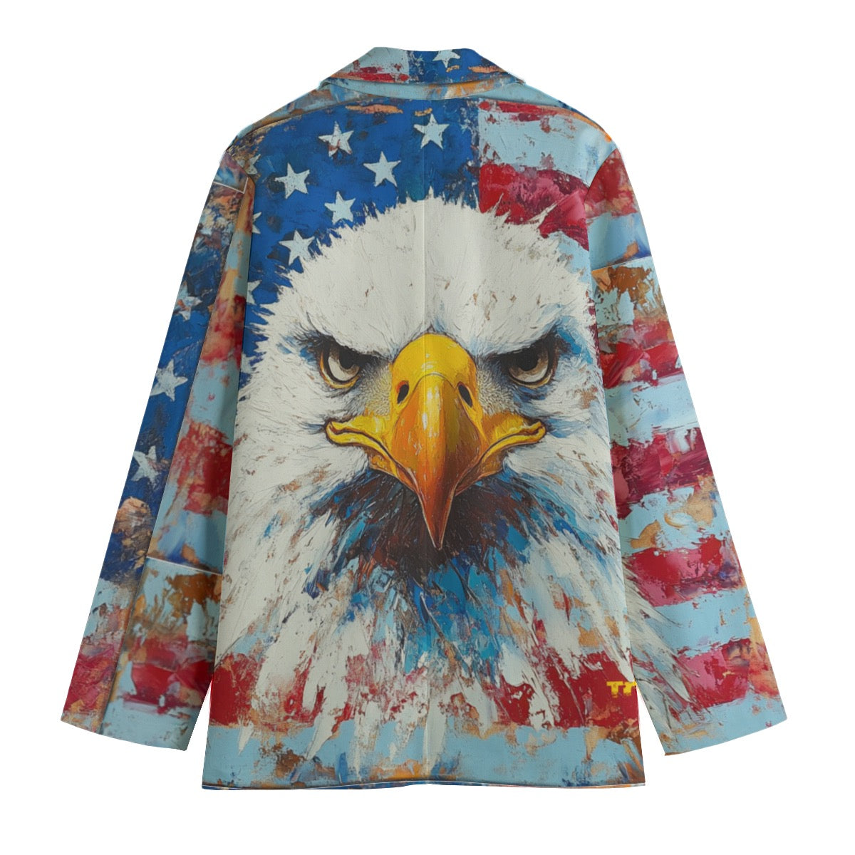 Usa eagle, Print Women's Leisure Blazer | 245GSM Cotton