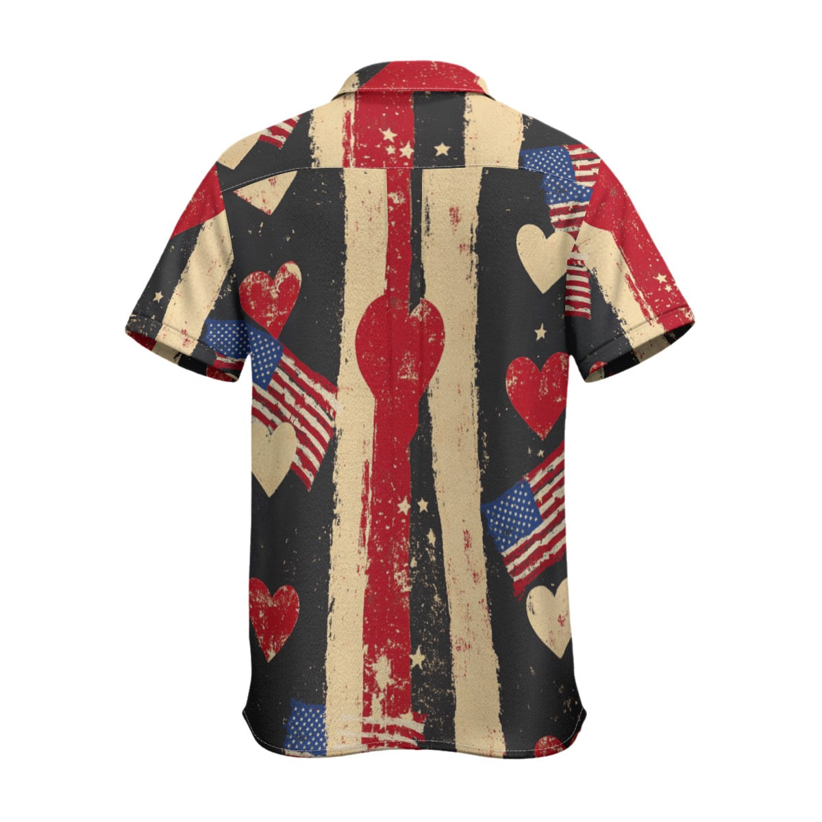 V-day 2 PrintMen's Business Collared Shirt|115GSM Cotton poplin