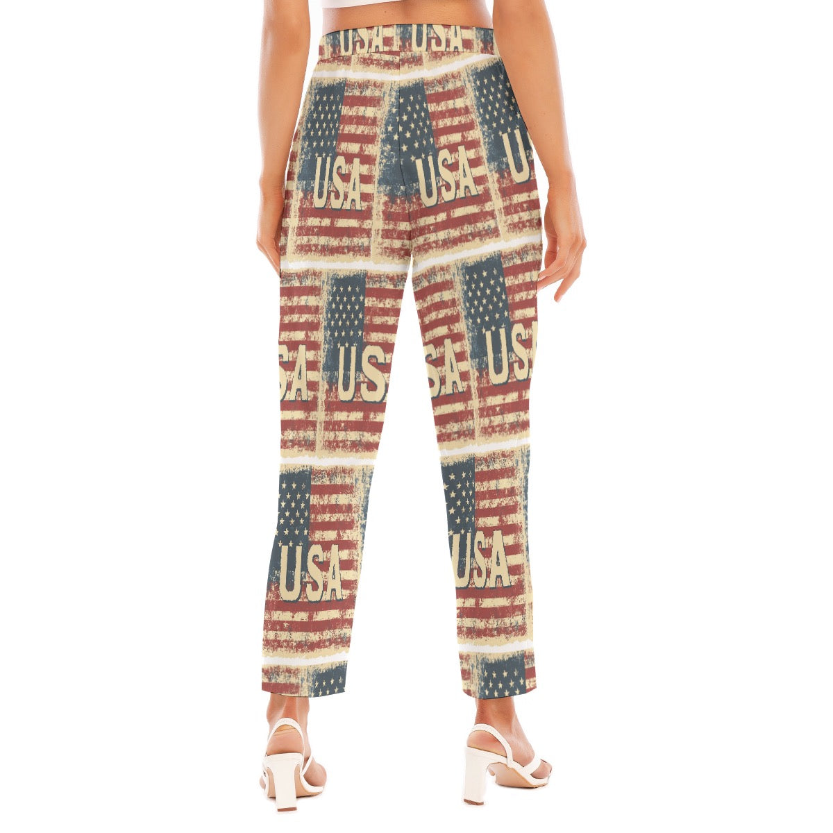Usa Women's Loose Straight-leg Pants
