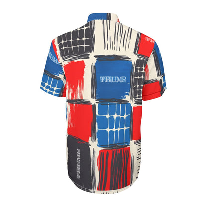 Trump Print Unisex Collared Shirt|115GSM Cotton poplin