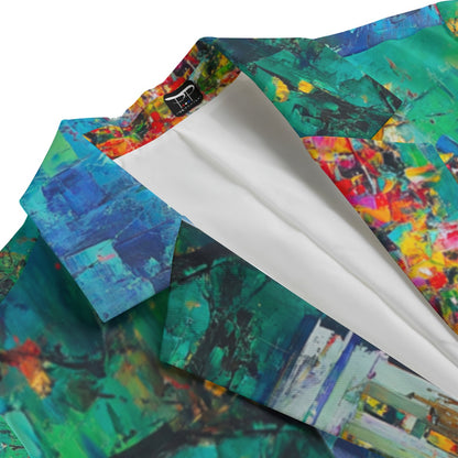 Christmas 1 Print Women's Leisure Blazer | 245GSM Cotton