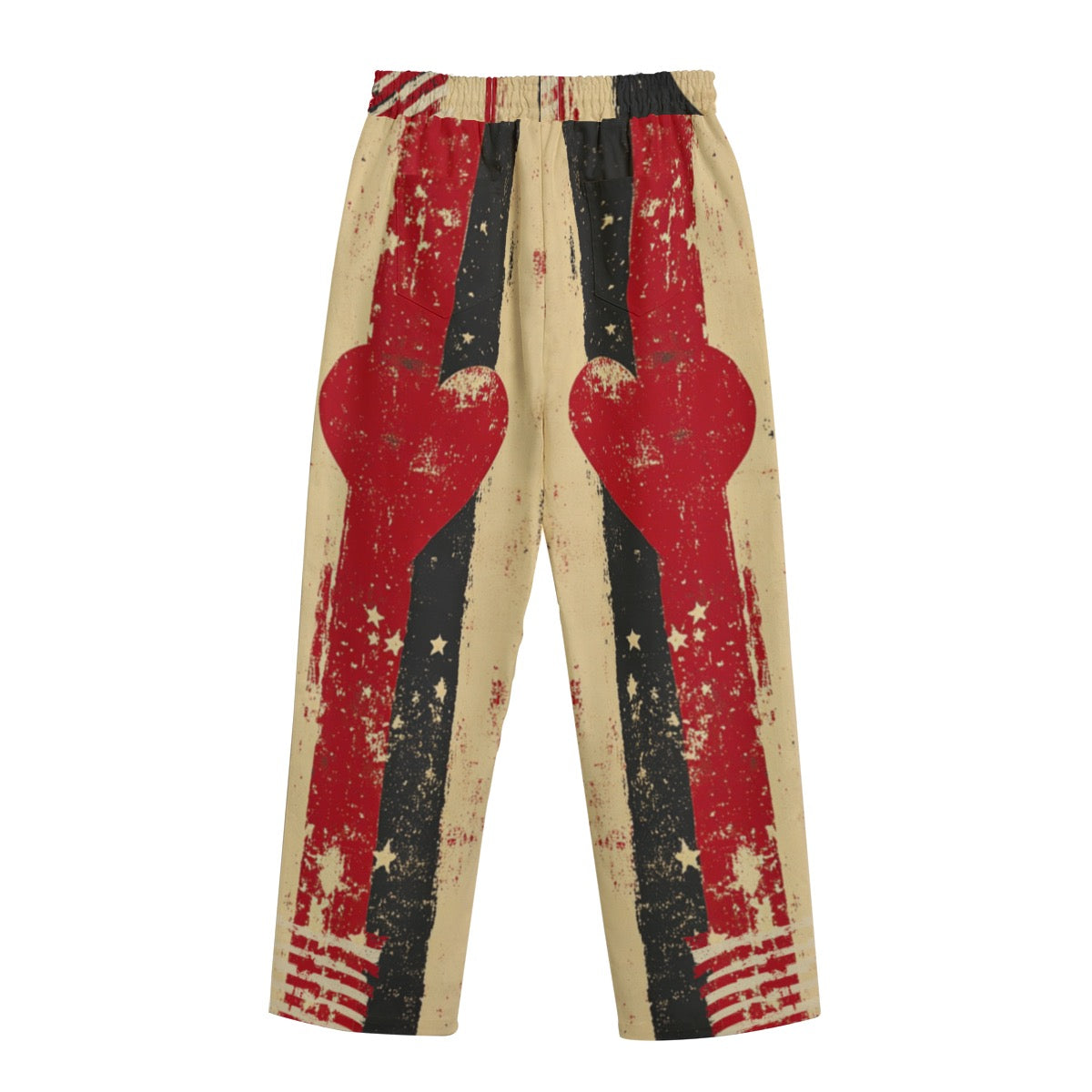 V-day 2,  Print Unisex Straight Casual Pants | 245GSM Cotton