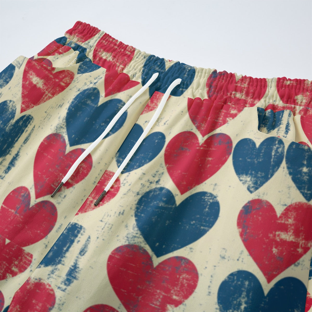 V-day 1, Print Unisex Straight Casual Pants | 245GSM Cotton