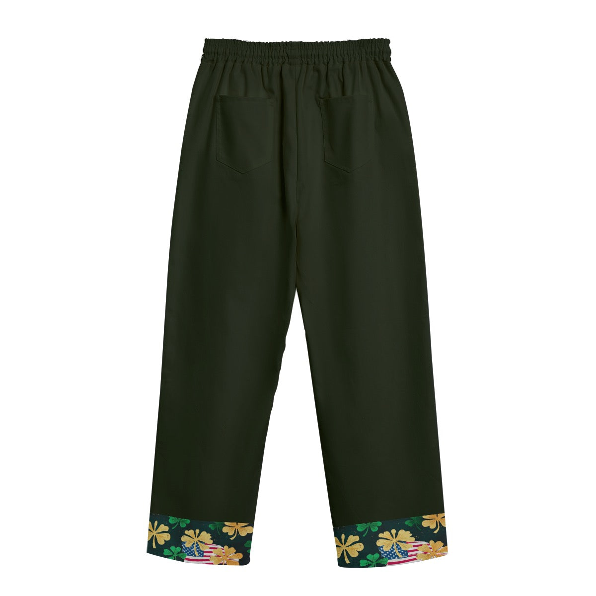St. Patrick’s day 1, Print Unisex Straight Casual Pants | 245GSM Cotton