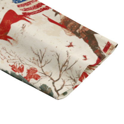 Thanksgiving 1,  Print Men's Casual Flat Lapel Collar Blazer | 245GSM Cotton