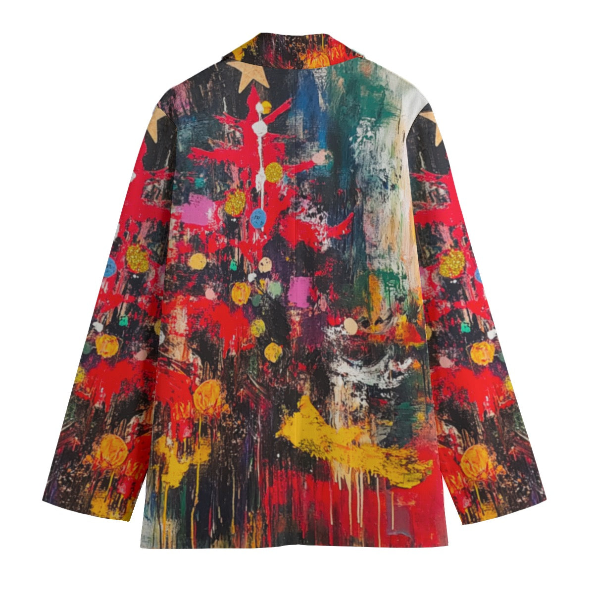 Christmas 2 Print Women's Leisure Blazer | 245GSM Cotton