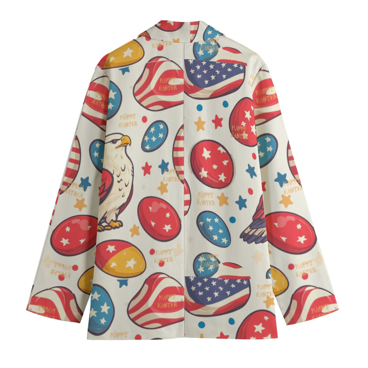Easter Print Women's Leisure Blazer | 245GSM Cotton