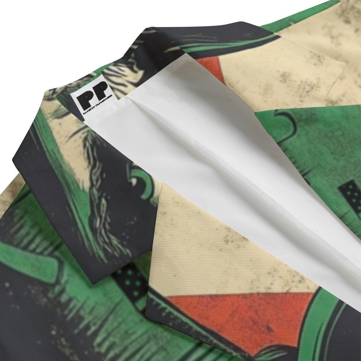 St. Patrick’s Day 2, Print Men's Casual Flat Lapel Collar Blazer | 245GSM Cotton