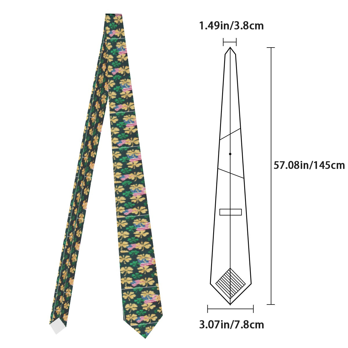 St. Patrick’s day 1, Unisex Tie