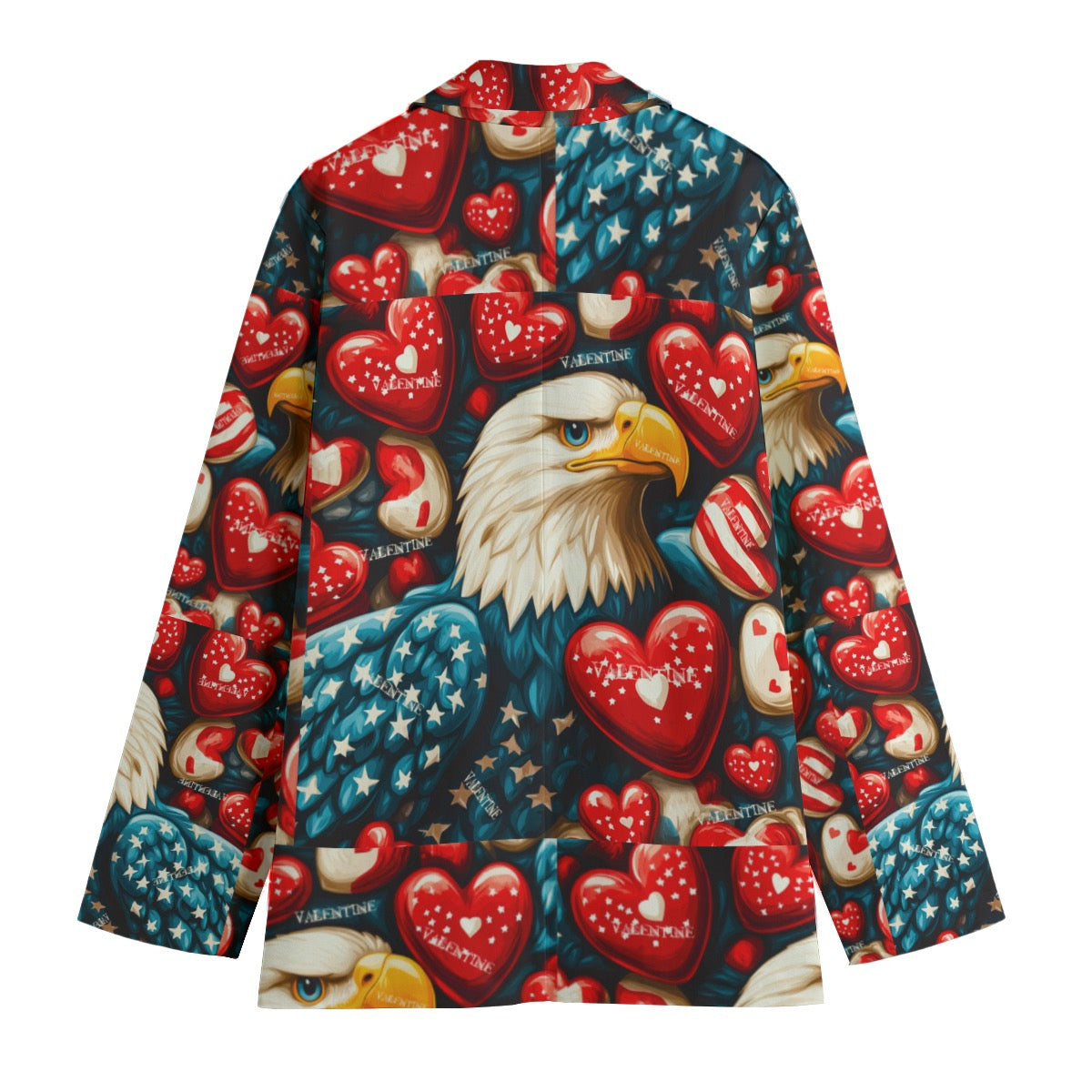 V day 2, Print Women's Leisure Blazer | 245GSM Cotton